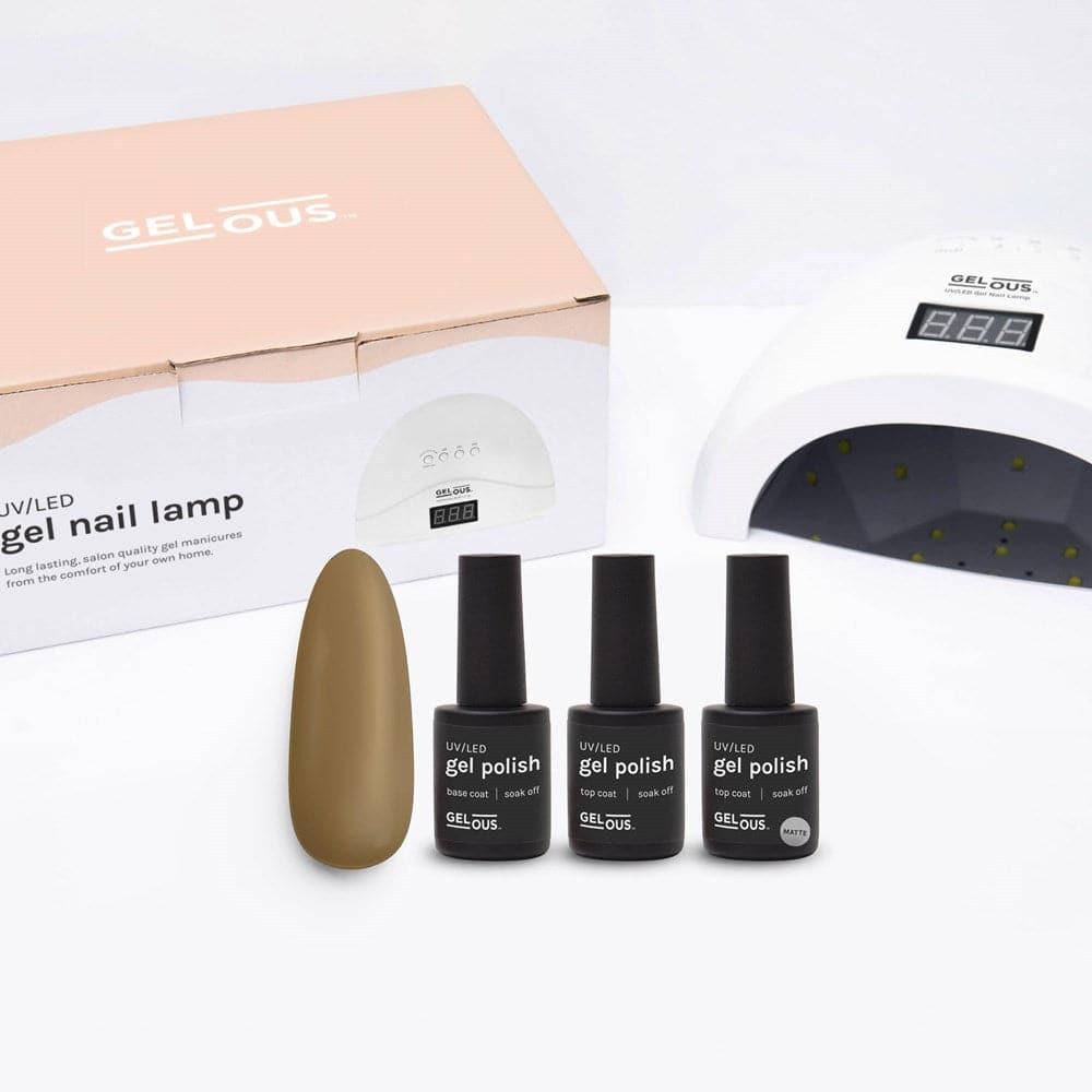 Gelous gel nail polish In Disguise Basic Matte Pack - photographed in Australia