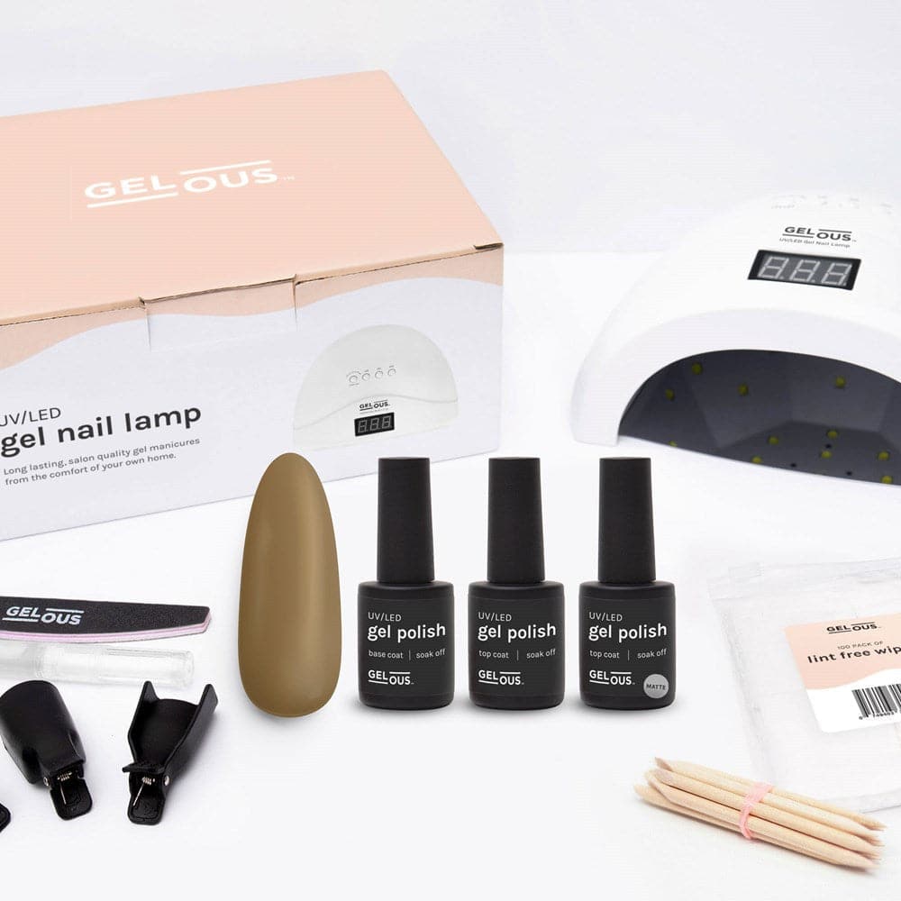 Gelous gel nail polish In Disguise Starter Matte Pack - photographed in Australia