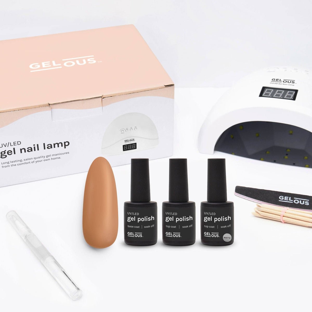 Gelous gel nail polish Sahara Matte Essentials Pack - photographed in Australia